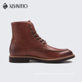 New Fashion Designer Mens Formal Genuine Leather Winter Boots Shoes